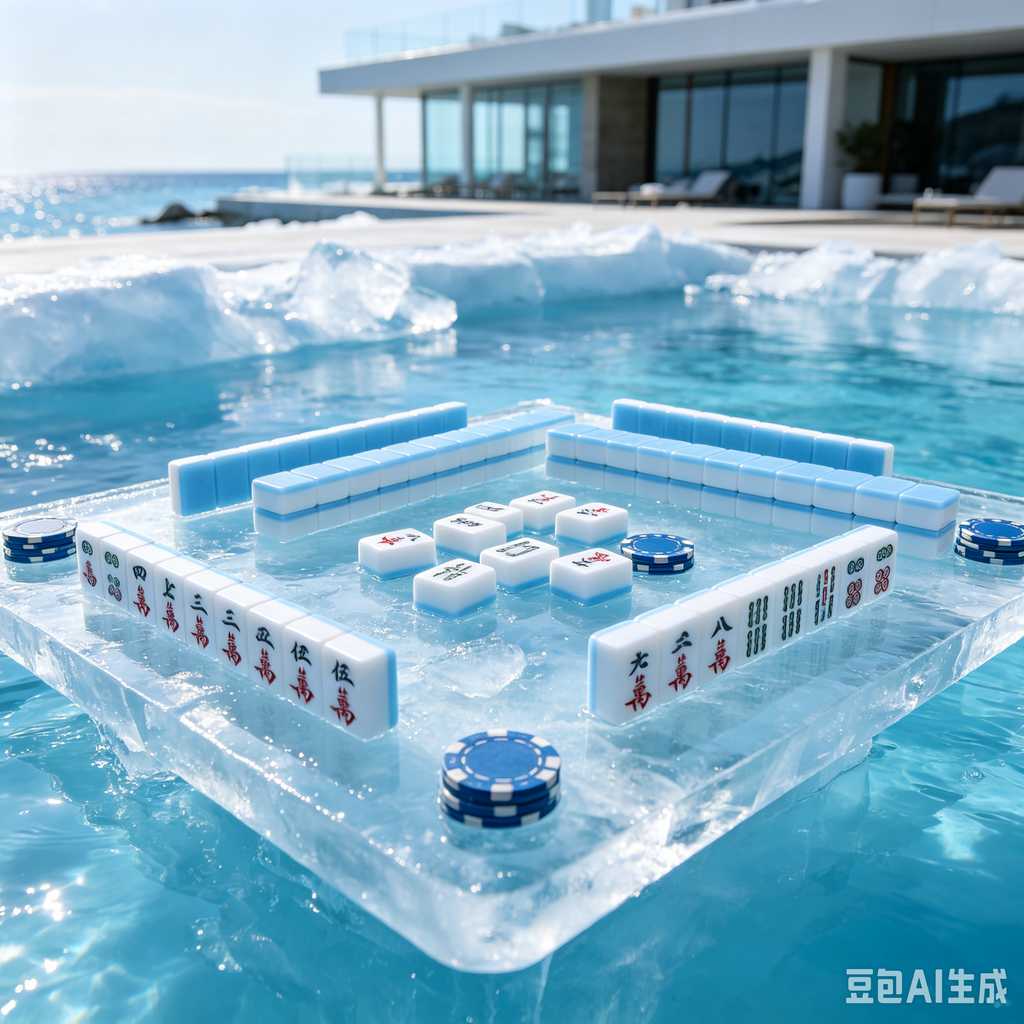 gradient green mahjong set