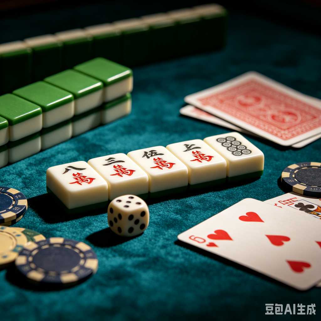 asian classic board game mahjong