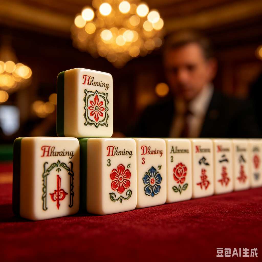 mahjong tile pushers and racks set